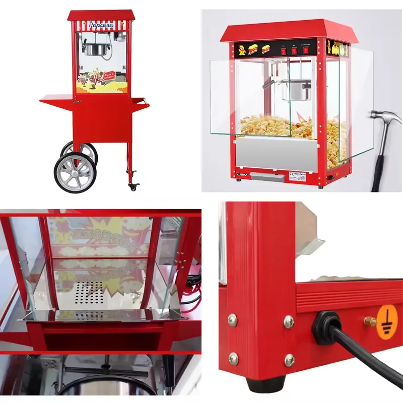 Commercial Vending Machine - Máquina de Pipoca Comercial a Ar