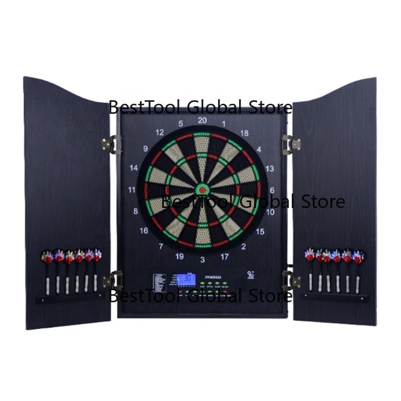 Electronic Dartboard Cabinet - Dardo Eletrônico Profissional com Display LCD