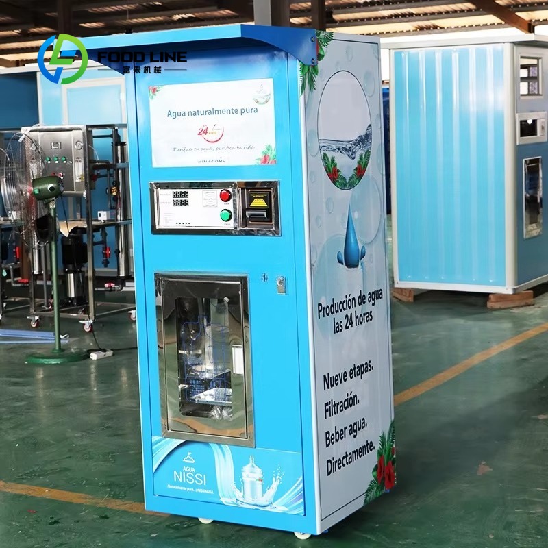 Máquina de venda de água purif - Vending Machine Qr Code avaliação e preço