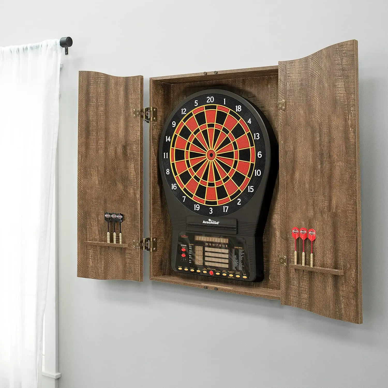 Melhor Vendedor: Armário para  - Electronic Dartboard Cabinet avaliação e preço