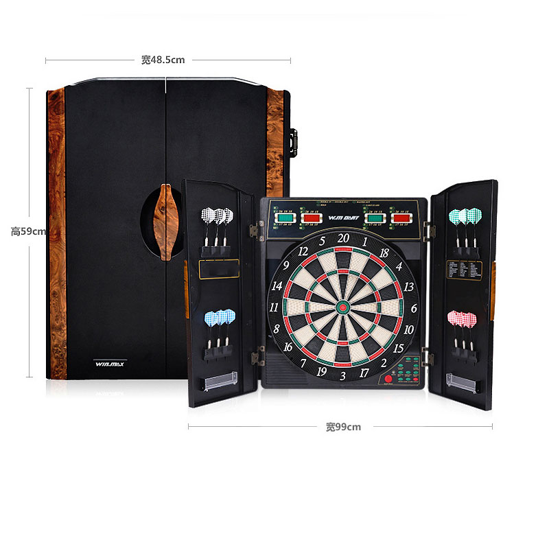Armário de dardo eletrônico co - Electronic Dartboard Cabinet avaliação e preço