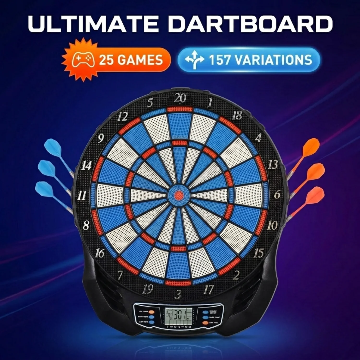 DartVibe Tabuleiro Eletrônico  - Electronic Dartboard Cabinet avaliação e preço