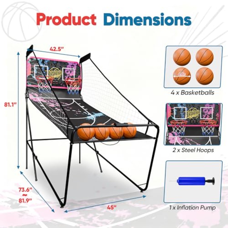 Jogo eletrônico de basquete do - Basketball Arcade Game avaliação e preço